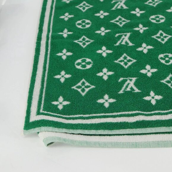 LOUIS VUITTON Monogram Beach Towel Serviette Towel Pile M77752 Auth yk18596V - Picture 11 of 16